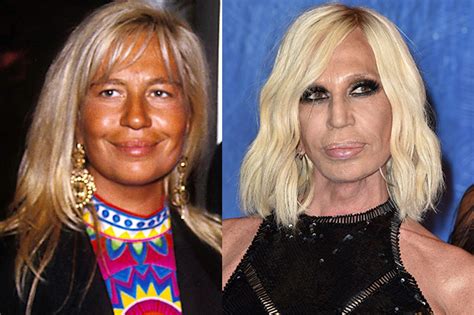 donatella versace prima del bisturi|donatella versace.